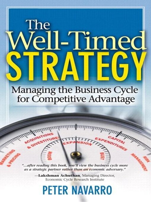 Title details for The Well Timed Strategy by Peter Navarro - Available
